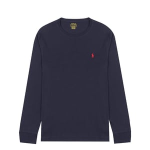Polo Ralph Lauren Custom Slim Fit Cotton LS T-Shirt Ink Navy