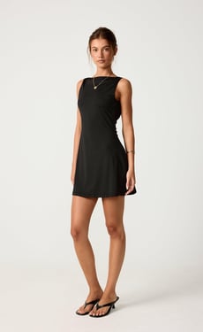 Soulmate Mini Dress (Black) - US 6