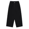 Kappy Two Tuck Wide Kation Pants Black