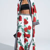 AKIRA Belladonna Chiffon Duster Jacket | Size Small/Medium