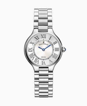 Celine 29mm Two-hands Silver-tone Silver dial Stainless steel swiss watch - 29 mm