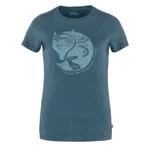 Fjallraven Womens Arctic Fox T-shirt Indigo Blue