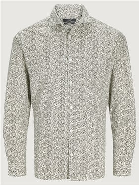 Jack & Jones Blackpool Stretch Shirt - Cloud Dancer - XL