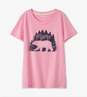 Woods Mama Bear Women's Pajama T-Shirt