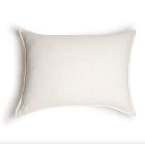 Montauk 28" X 36" Large Decorative Bed Pillow With Insert   Cream