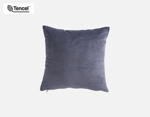 QE Home Stormy Square Cushion Cover, Grey, 18" x 18"