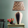 Hercule table lamp in black and white