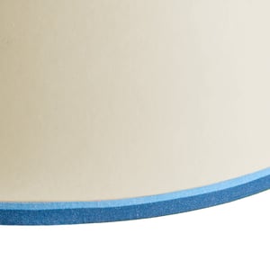 35cm straight empire shade in cream card with blue duo tape