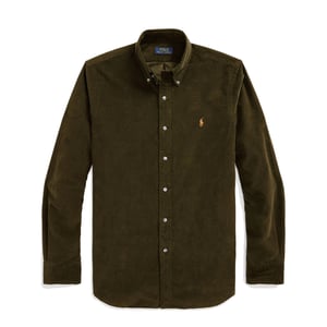 Polo Ralph Lauren Custom Fit Corduroy Shirt Canopy Olive