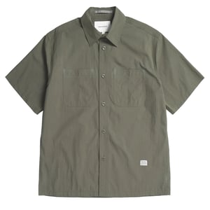 Norse Projects Ivan Tech Poplin SS Shirt Ivy Green