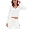 Heath Classic V Neck Top - M