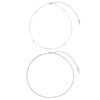 Delicate Choker Set Silver