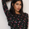 Black Floral Dylan Mini Dress