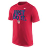 Men's Nike USA Just Do It Red Tee / L