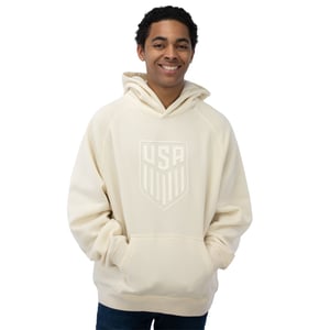 Unisex USA Statement Cream Tonal Hoodie / 3X