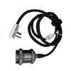 Black Plug-In Hanging Pendant Light Kit