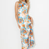 Floating Dreams Satin Maxi Dress White