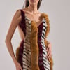 AKIRA Animalistic Mini Dress | Black | Size XL