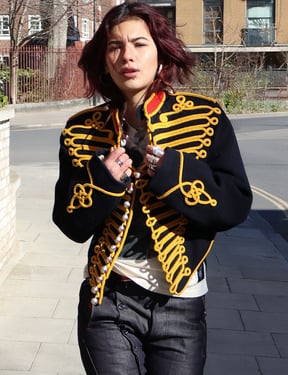 “Jimmi Hendrix“ inspired Rock n Roll Vibes Band Jacket