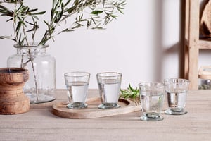 nkuku Minati Tumbler Set Of 4 | Glassware | Clear