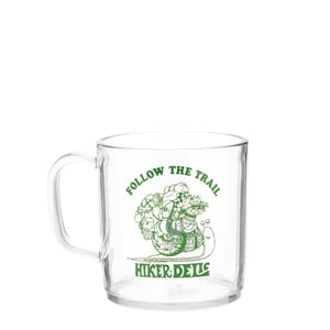 Hikerdelic Follow the Trail Mug Clear