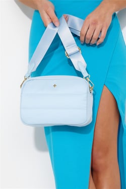PETA + JAIN Flo Bag Blue Nylon Gold