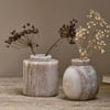 nkuku Khari Marble Vase | Decorative Accessories | Round | Beige