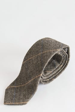 Dx7 Tan Tweed Tie
