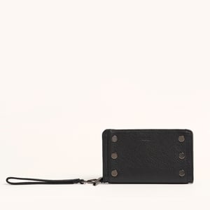 Hammitt Bryant Wallet Black Gunmetal SML