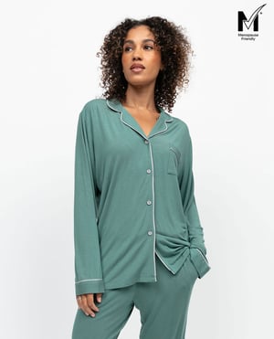 Kallie Womens Revere Jersey Pyjama Top - 28