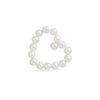 Large Heart Pearl Charm