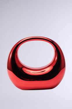 AKIRA Cherry On Top Chrome Purse
