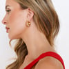 18k Gold Plated Queen Earrings Gold