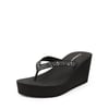 DREAM PAIRS Comfortable Platform Flip Flops