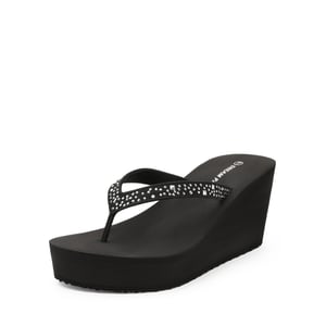 DREAM PAIRS Comfortable Platform Flip Flops