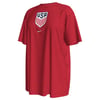 Women's Nike USMNT Crest Red Tee / L