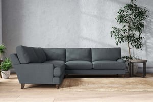 nkuku Marri Corner Sofa | Make To Order | Grand | Brera Linen Dusk