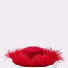 AKIRA Lets Flirt Feather Brim Hat