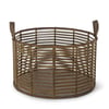 Finn Brown Leather Basket   Large