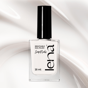 LENA Soap Nails – Breathable & Water-Permeable Halal Nail Polish - Milk Veil - SN01