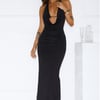 Midnight District Maxi Dress Black