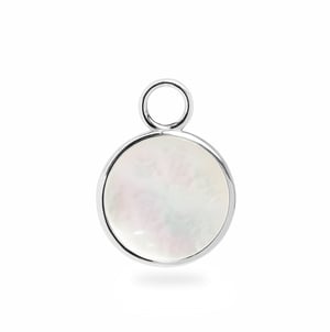 Mother of Pearl Circle Charm