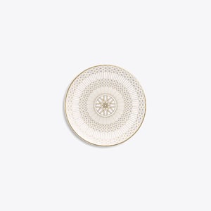 Arcadia Gold & Platinum Bread Plate - Gold | Baccarat