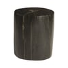 Cast Petrified Dark Wood & Resin Stool