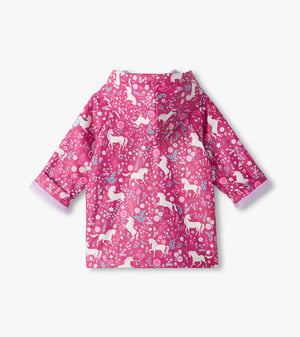 Baby & Toddler Girls Unicorn Forest Rain Jacket