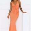 Cloudscape Maxi Skirt Orange
