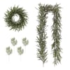 Pine Wreath, Garland, and Stems