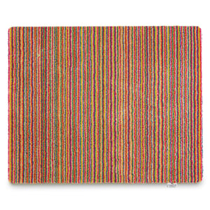Candy Bright Stripe Washable Doormat - 80x100cm