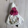 Orchid Handwoven Iraca Napkin Ring - Solid Color (one solid color) / Hot Pink