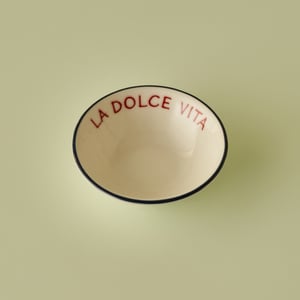 Line Porcelain Mini Bowl - Navy